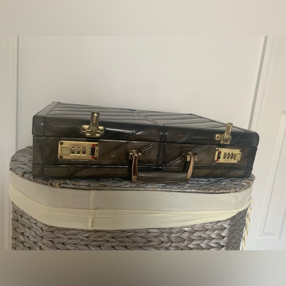 Coca Cola leather brief case vintage 1960’s